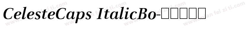 CelesteCaps ItalicBo字体转换